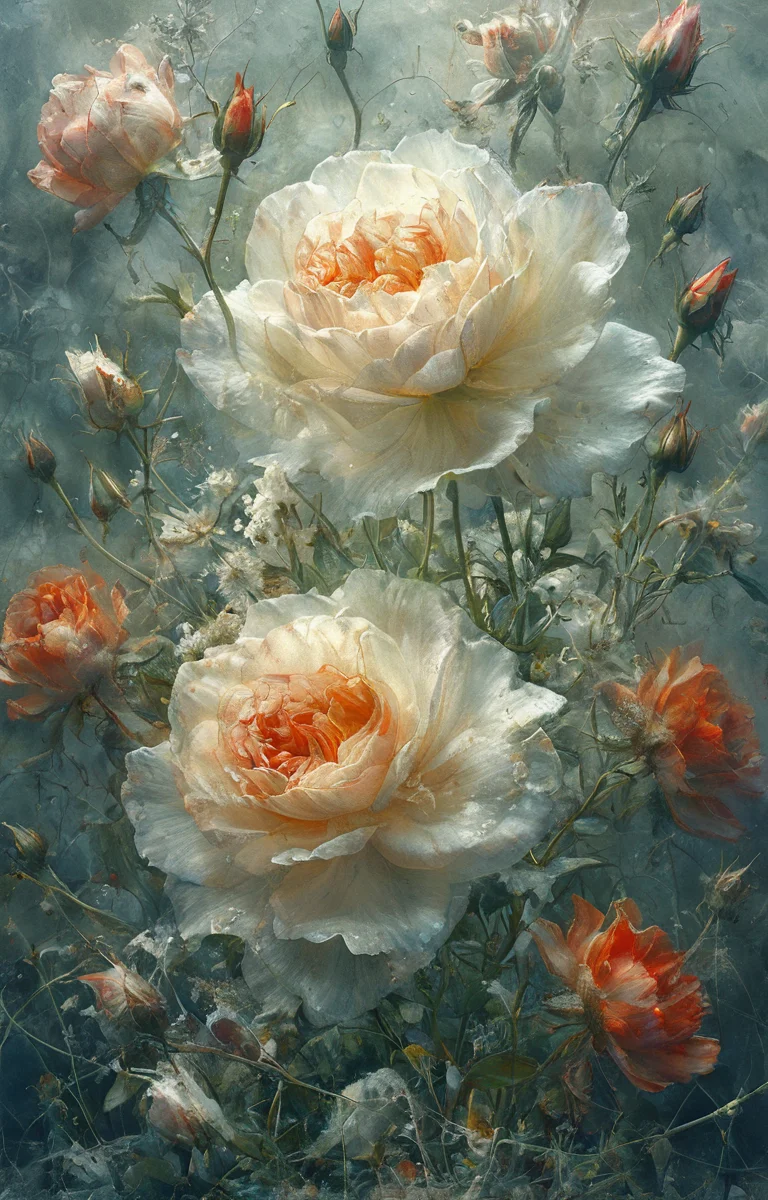 masterpiece,best quality,<lora:tbh51-sdxl:0.75>,illustration,Pale flowers,
