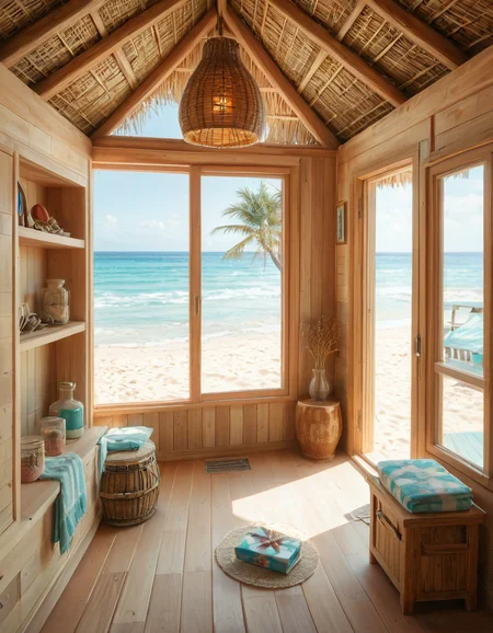 rating_safe,looking at viewer,focus on woman face,A woman wearing a sleek and modern diving swimsuit with dress, primarily designed in a combination of navy blue and turquoise tones with subtle black accents, is standing gracefully inside a cozy and charming beach hut,c0zy b34ch hut; the hut, made of light-colored wooden planks with a weathered, rustic finish, is warmly lit by natural sunlight streaming through its open windows and doorway, creating a relaxed and serene atmosphere. The woman, who appears confident and at ease, has slightly wet, wavy chestnut-brown hair that falls softly to her shoulders, subtly catching the light; her posture is upright yet casual, with one hand resting gently on the edge of the wooden frame of the hutâs doorway, while her other hand is placed lightly on her hip. The interior of the beach hut is adorned with small, homey details such as a straw mat on the wooden floor, a few neatly folded towels in pastel shades stacked in the corner, and a hanging seashell wind chime swaying gently in the breeze; through the open doorway, thereâs a faint glimpse of the golden sand and turquoise ocean waves in the background, adding to the tranquil coastal ambiance of the scene.<lora:SDXLFaeTastic2400:0.4> <lora:extremely_detailed:0.4> extremely detailed, <lora:c0zy_b34ch_hut:1>, Masterpiece,best quality,hi res,8k,hi res,8k,award winning,(sharp focus, intricate, highly detailed),