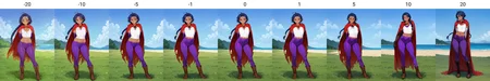masterpiece, best quality, good quality, newest, very awa, absurdres, highres, full body, outdoors, grass, hills, hands behind back, fully clothed
BREAK
sea, beach,
full body,solo, standing,
voluptuous femboy,wide hips,flat chest,
dark skin, dark blue hair, long single braid, thick braid, red eyes, smirk
BREAK
wearing purple yoga pants and white tshirt and long brown boots and elbow gloves and red cloak <lora:longlegs-slider-illu_alpha1.0_rank4_noxattn_last:-20>