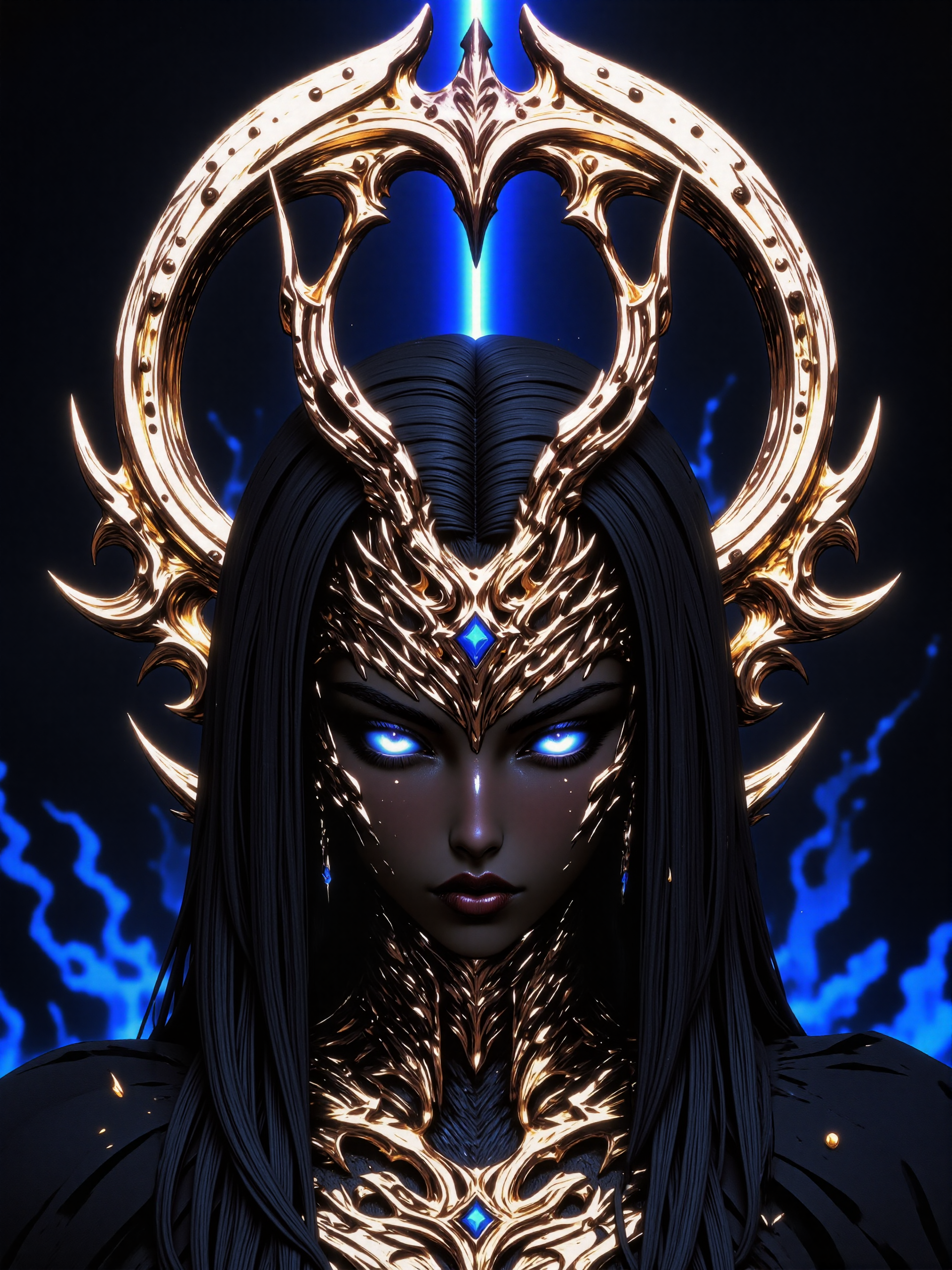 photorealistic, highly detailed, intricate, fractal, iridescence, 8k, 16k, gradient background, entering your final hour, feel the cold, the demon's touch, the cosmic order now profoundly disturbed, in a moment's over shadowing of the light, here be dragons, here be death, here be the somber that have felt the devil's breath, glowing eyes, glow, night blue, silver, platinum, bordeaux red, moonlit, mythp0rt, ne0nfant4sy, midjourney_whisper_avant_couture, <lora:style-mythic_fantasy-v2-flux-by_velvets:0.85> <lora:style-neon_fantasy-flux-by_neowave:0.72> <lora:epic_gorgeous_details-balance-flux-by_flyway:0.76> <lora:style-midjourney_lucid_dreams-flux-by_kawaiikitsuneai:0.2> <lora:midjourney_whisper_avant_couture-flux-by_aihonobono2023:0.8>