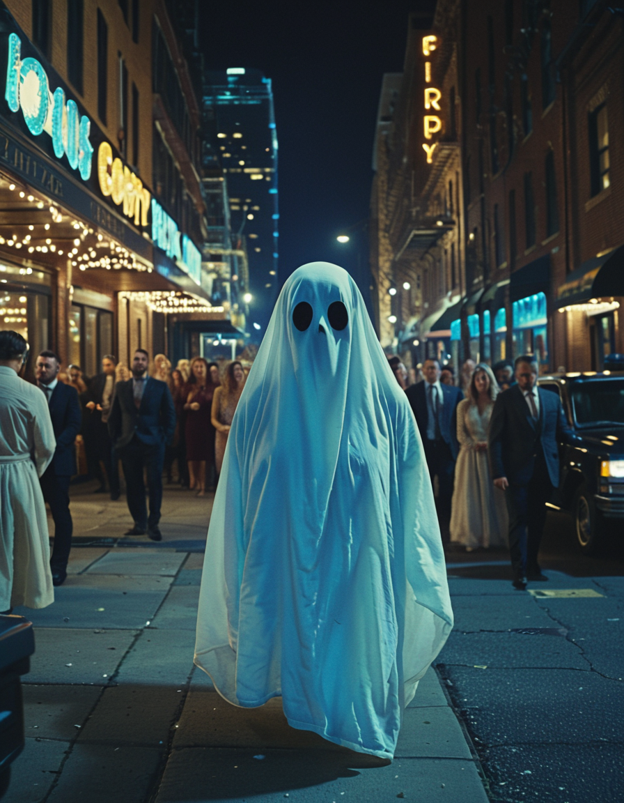 cinematic still ghostlora, ghost, city, birthday party . emotional, harmonious, vignette, 4k epic detailed, shot on kodak, 35mm photo, sharp focus, high budget, cinemascope, moody, epic, gorgeous, film grain, grainy, ghostlora, ghost, city, birthday party, colorful, beautiful, detailed, amazing, emotional, shiny, dramatic, intricate, highly detail, cinematic, surreal, pristine, extremely sharp focus, fine, complex, epic composition, ambient light, dynamic background, elegant, vibrant color, great, luxury, awesome, elaborate, professional, atmosphere, new, fancy, artistic