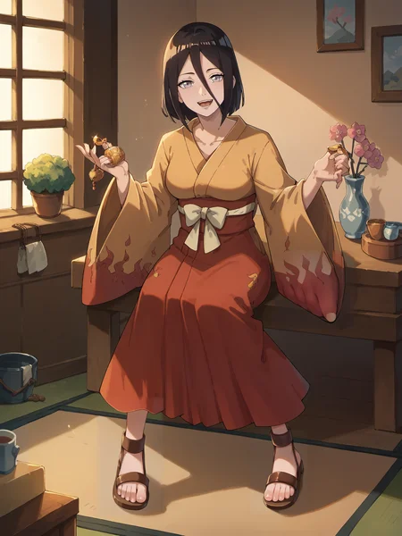 erfect Hands,Perfect feet, score_9, score_8_up, score_7_up, score_6_up, score_anime,1girl,<lora:hyuuga_hanabi2-000005:0.9>, hyuuga hanabi,uppe body,indoors, hyuuga hanabi's kimono \(kimono\),sandals,looking at viewer, <lora:Smooth_Anime_2_Style_SDXL_LoRA_Pony_Diffusion_V6_XL:0.9>,<lora:Perfect Hands:0.8>