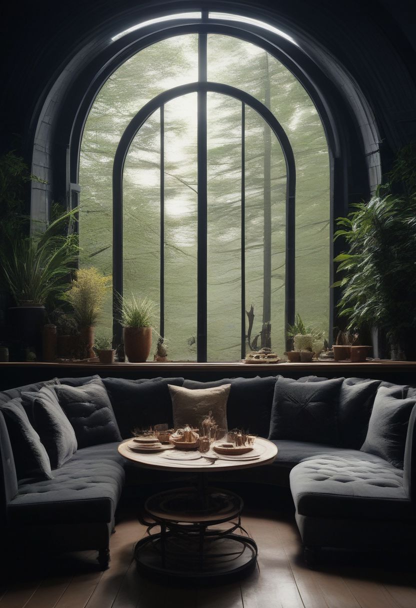 score_9, score_8_up, score_8, 
BREAK, 
zzDarkAcademia, tree, pillow, no humans, window, table, plant, curtains, couch, plate, spot color, wooden floor, potted plant, round window,
BREAK,
subsurface scattering, soft lighting, contemplative expression, dark background, subtle makeup, high-resolution, detailed texture, emotional depth, dramatic mood, side profile, serene atmosphere, cinematic lighting. perfectly round breasts, big breasts, firm breasts, SkinHairDetail, eye contact