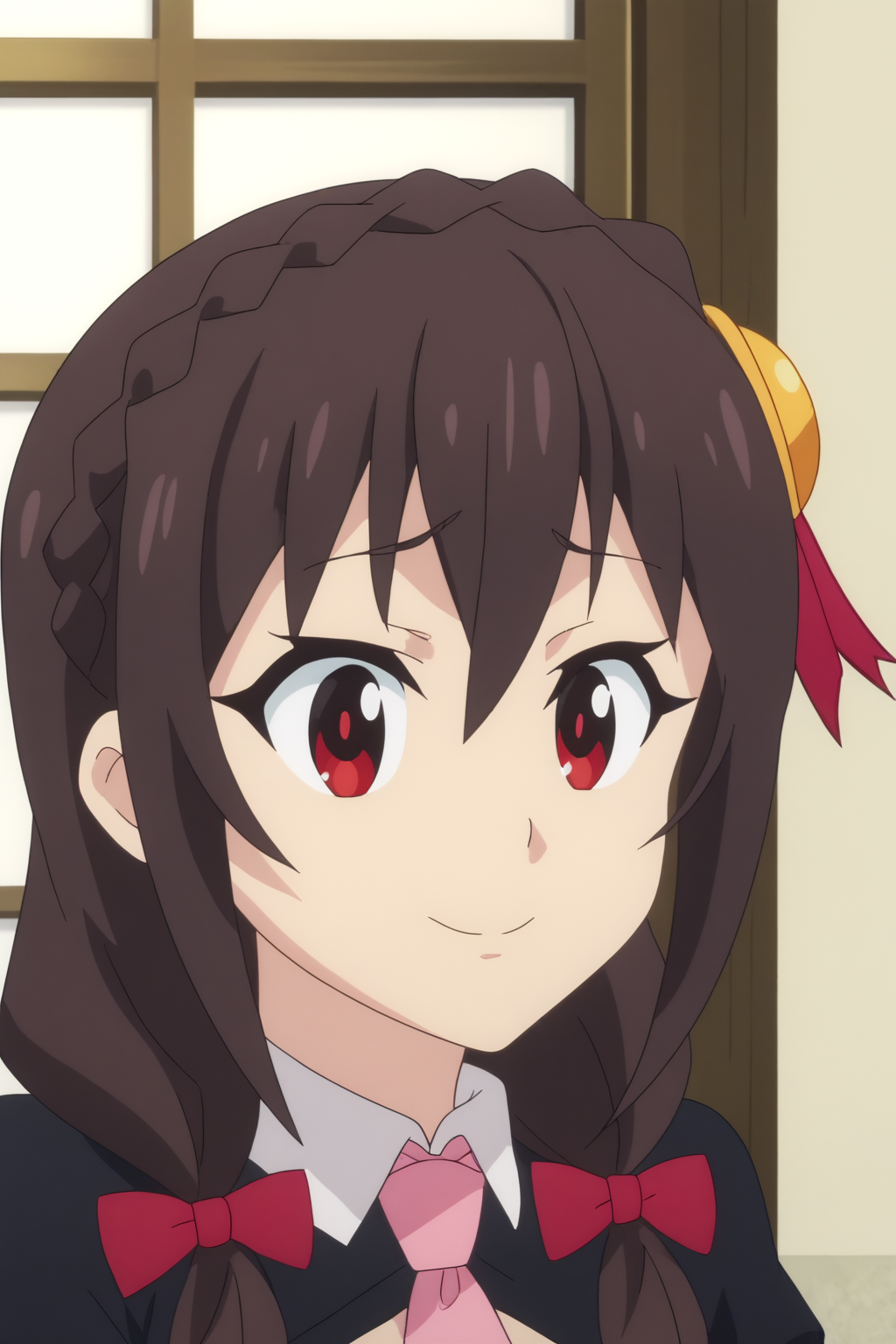 yunyun, anime screencap <lora:Megumin_komekko_yuiyui_yunyun_kazuma-PDXL:0.8>