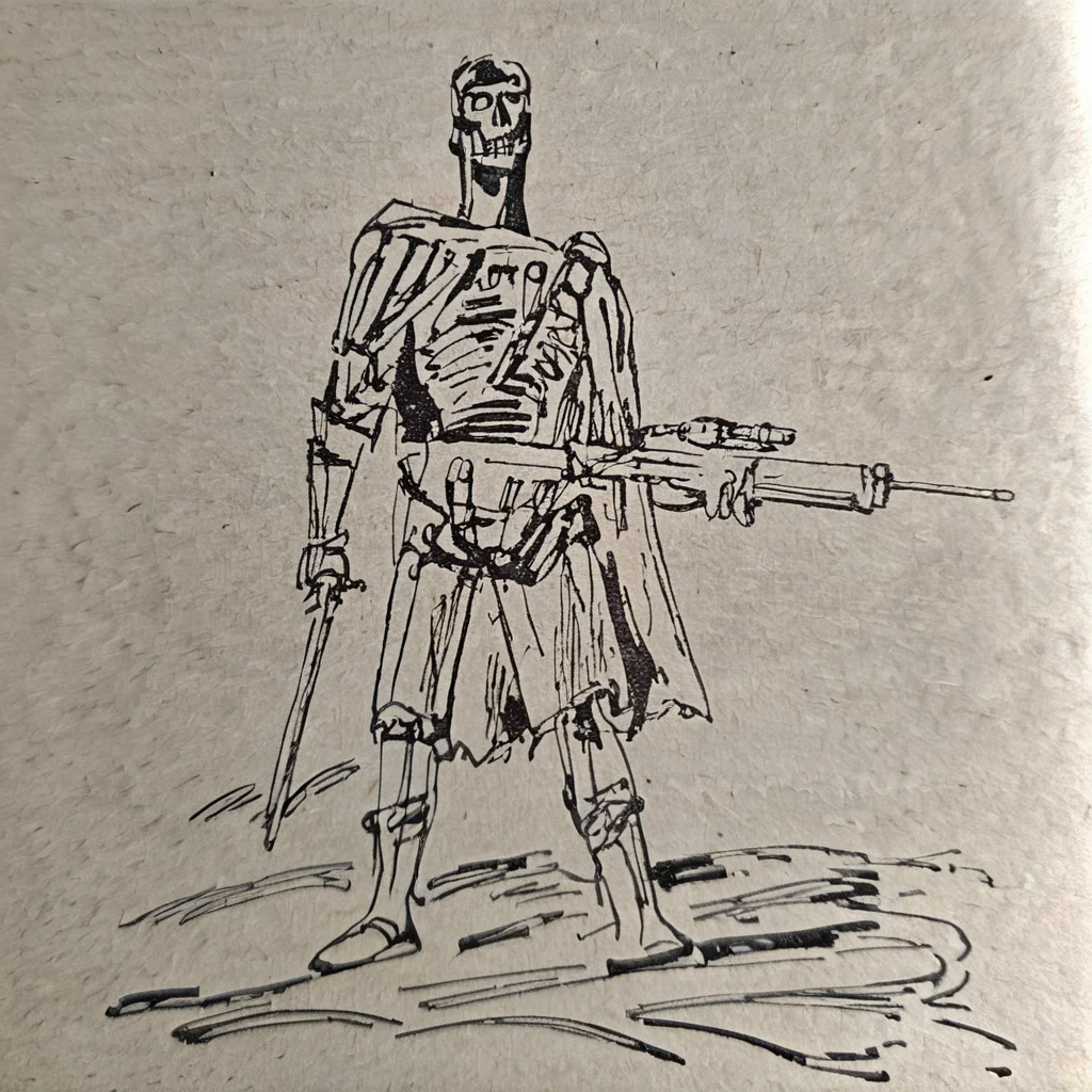 drawix15 terminator <lora:drawix15:1>