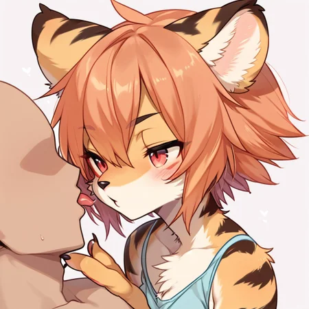score_9, score_8_up, score_7_up, t1a, kissing, faceless male, human male, furry female, source_anime, ntm
