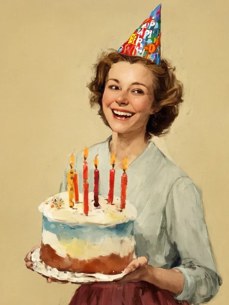 <lora:SDXL_Happy_Birthday_Sa_May-v7:1> Happy Birthday! a woman