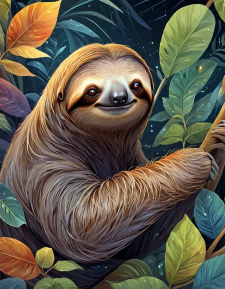 sloth <lora:novuschroma73 style:1> novuschroma73 style