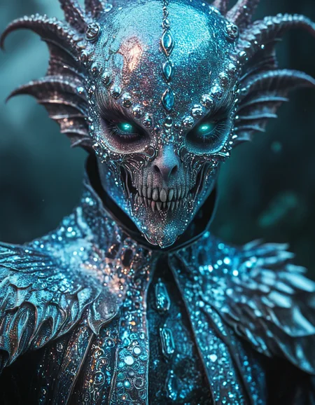 <lora:103_novuschroma_1:1> cthulu novuschroma style glitter
