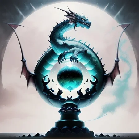 MagicItem_v1 <lora:MagicItem_v1:1> white background,
masterpiece, highest quality, (etched crystal orb:1.3) glowing with (swirling mist:1.2), ancient magic, (evil dragon essence:1.5) trapped inside, intricate details, (10 inches:1.1) diameter, (20 inches:1.2) when activated, dramatic lighting, fantasy art, by (Frank Frazetta:1.1), high contrast, ethereal glow, mystical atmosphere, white background, cinematic lighting, magical realism.
masterpiece, professional quality