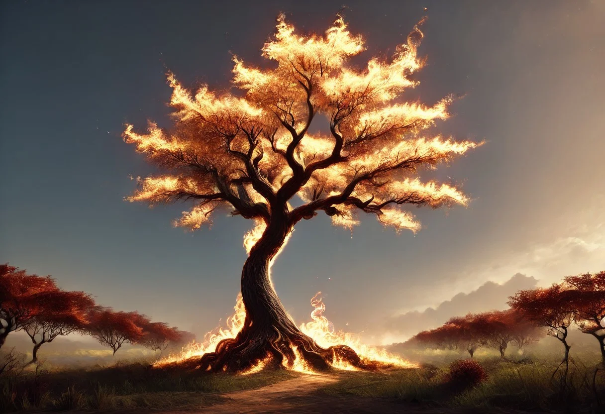 Score_9, score_8_up, score_7_up, high quality, 4k, 8k, extremely detailed, flamestyle, majestic acacia tree, one tree, plains <lora:Flame_Style:0.8> <lora:p:0.7>