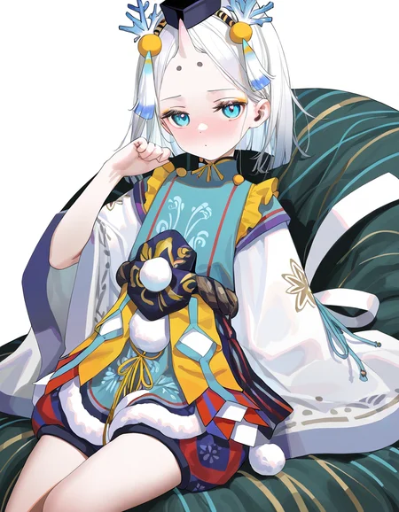 1boy,solo,looking at viewer,simple background,white background,cowboy shot,xuetongzi,<lora:xuetongzi-000014:1>,sitting,, masterpiece, best quality, very aesthetic, absurdres,newest, incredibly absurdres,, (artist:umehara sei:0.9),(artist:ningen_mame:0.9),(artist:sho_(sho_lwlw):0.9),(artist:rhasta:0.9),(artist:wlop:0.7),(artist:ke-ta:0.6),(fkey:0.5),(artist:liduke:0.6),(fuzichoco:0.6),artist:chen bin,<lora:nai_ILL:0.7>,tehua agm,
