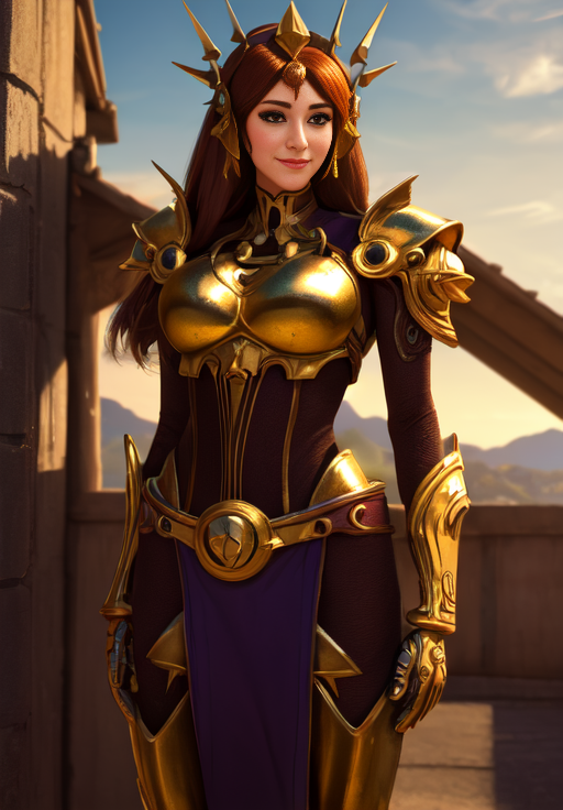 sfw, <lora:leona:0.8>, leona, 1girl, solo, smirk, (masterpiece, best quality, absurdres, detailed, ultra-detailed:1.3), charming