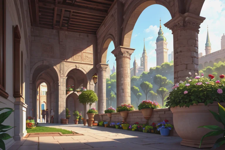 fantasy landscape, like the hanging gardens of babylon, by Joubert <lora:neg4all_bdsqlsz_V3.5:1> <lora:joubert:1>