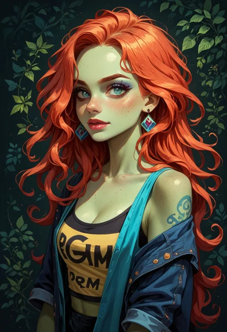 score_9,score_8_up,score_7_up,score_6_up, 1girl, Monster Prom, Polly Geist