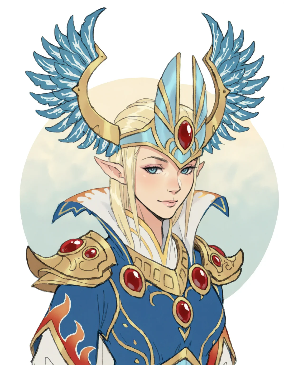 masterpiece, good quality, best quality, 2d, anime,
looking at viewer, hearchmage, solo, upper body, light smile, helmet, armor,
<lora:HEArchmage_Vpred:0.8>