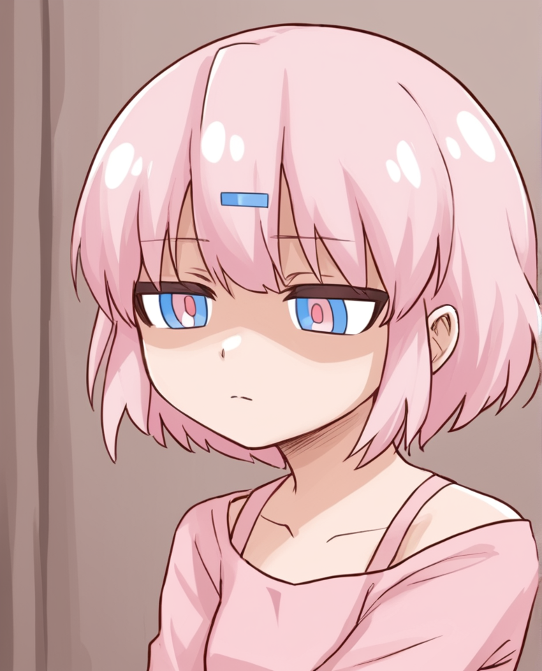 <lora:Bianca:1>, 1girl, bianca, pink hair, short hair