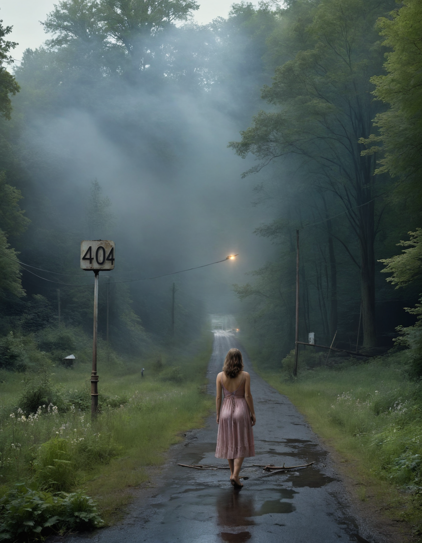 by Gregory Crewdson,  ("404" but extremely beautiful:1.4), (intricate details, masterpiece, best quality:1.4) , in the style of nicola samori,
"404" text sign, camera movement, Surrealist art , Dreamlike, mysterious, provocative, symbolic, intricate, detailed,, dynamic pose, looking at viewer, 
<lora:epi_noiseoffset2:0.5> <lora:add-detail-xl:1> <lora:xl_more_art-full_v1:0.5>  <lora:NicolaSamori:0.7>