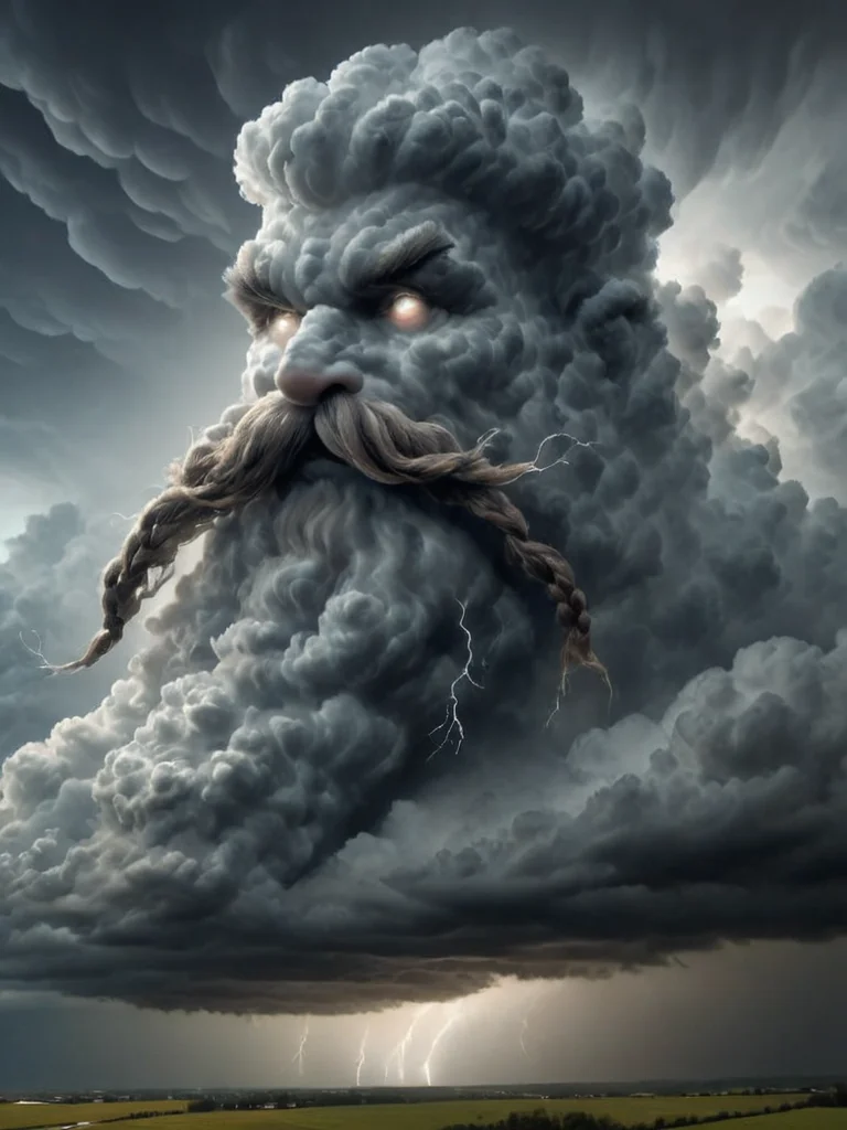 martius_storm Harry_Dwarf ,<lora:martius_storm:1.2>, <lora:Harry_Dwarf_1.5:0.7> <lora:Storm_Cloud_Style:1.4>, <lora:add-detail-xl:0.8>, stormy, clouds, sky, bald, braided moustache