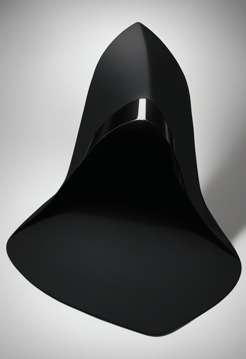 source_anime, score_9, score_8_up, score_8, (BL4CK3STBL4CK), black_theme, matte_color, flat_color, art exhibit, (vantablack), art, Black circle, monochrome, white wall, dark_theme, vantablack, 1boy, tight, hood, hidden_face