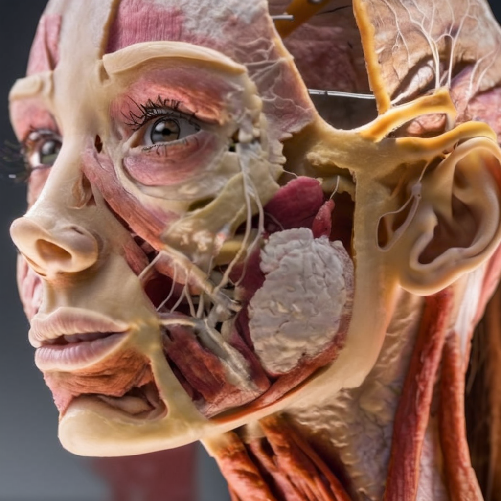 anatomophora girl face, very detailed, cinematic<lora:anatomophora:1>