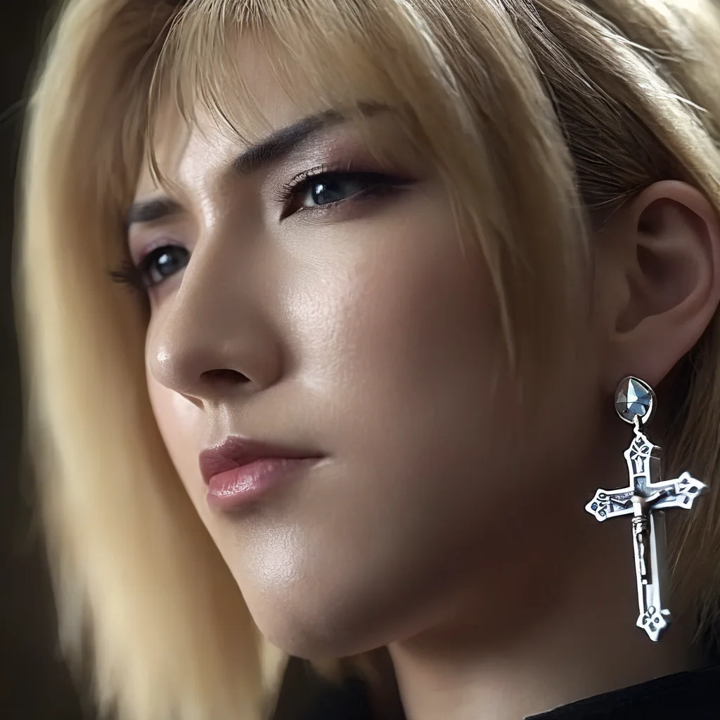 cinematic film still of <lora:Reika Kitami:1.5>
Reika Kitami a profile side face of a woman with a cross earrings looking at camera , shallow depth of field, vignette, highly detailed, high budget, bokeh, cinemascope, moody, epic, gorgeous, film grain, grainy
