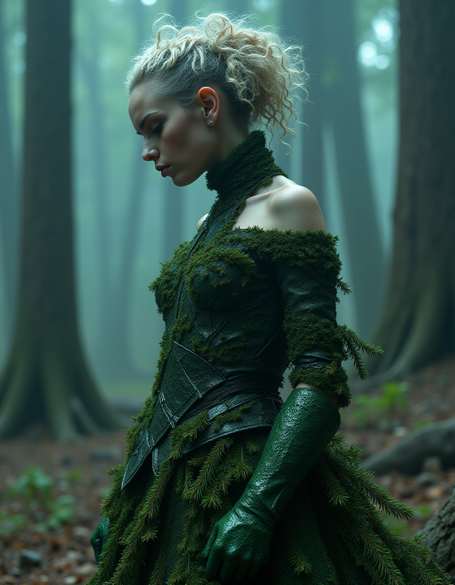 <lora:fir-needles-flux-v1:1> fir needles, fir needle style, made out of fir needles <lora:dark_fantasy_flux:1>