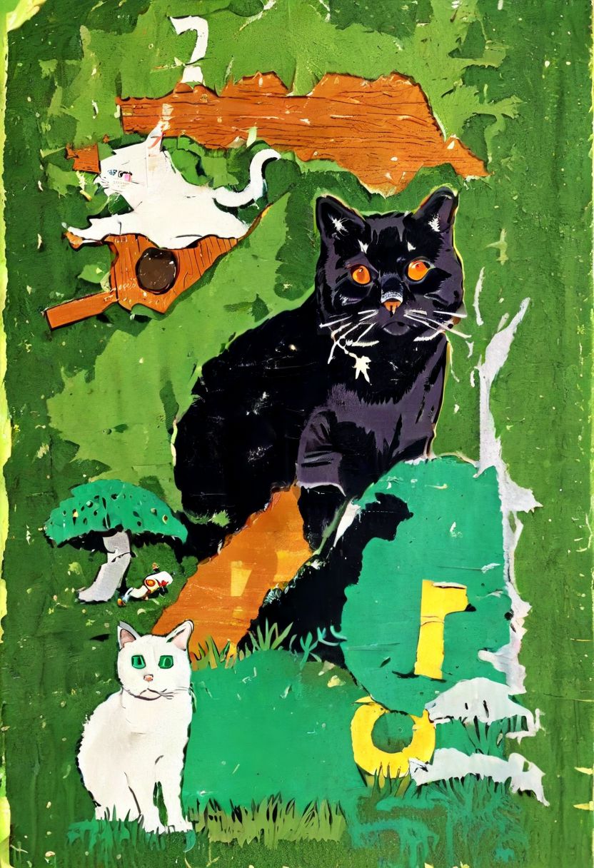 fantástico brilhante dinâmico ovo osso ovo osso, Black cat logo, bang pow, with the words haulin grass, smokin ass !  Tropicalia
