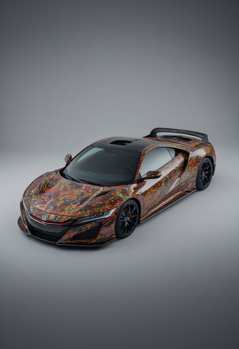 Abstract style honda nsx,<lora:CHV-Zoom-000005:1>,Cornelisz Hendriksz Vroom vehicle,car, . Non-representational, colors and shapes, expression of feelings, imaginative, highly detailed