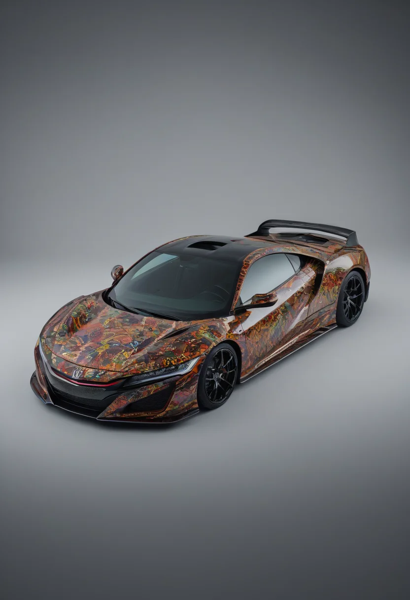 Abstract style honda nsx,<lora:CHV-Zoom-000005:1>,Cornelisz Hendriksz Vroom vehicle,car, . Non-representational, colors and shapes, expression of feelings, imaginative, highly detailed