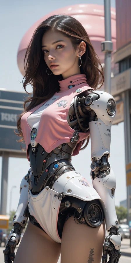girl in a colourful patterns, , realistic fantasy, extremely detailed and beautiful aesthetic face, 8 k resolution, dramatic lighting(peacock feather:1),Layers and layers of thin gemstones,<lora:nijiarmor_v2:1> ,(robot:1.2),(robot,:1.2),Pastel_color armor ,,backlighting, android woman ,,PIT GIRL,(cyber car:1.2) in background,glass