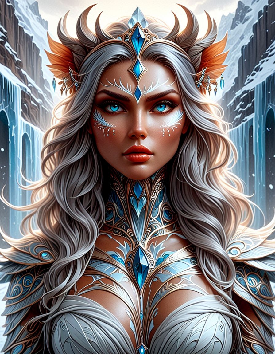helios-beasts,portrait of a goddess of ice and earth, half body, perfect face, d & d, fantasy, intricate, elegant, highly detailed, digital painting, artstation, concept art, smooth, sharp focus, illustration, art by artgerm and greg rutkowski and alphonse mucha
<lora:helios-beasts:1> <lora:luxart:1>