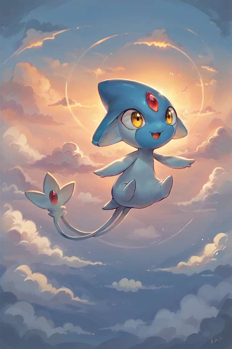 score_9, score_8_up, score_7_up, source_anime, photonoko, digital media (artwork), azelf, pokemon (creature), solo, tail, yellow eyes, happy, flying, sky, clouds, sunset, rim lighting, <lora:POKEMON_AZELF:0.8>, <lora:Photonoko:0.7>