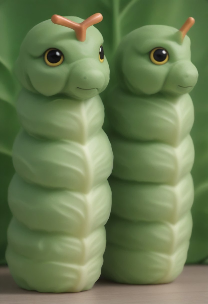 cabbage, cjdl, <lora:VegetableCabbage-PonyP-PAseer:0.95> green, (plant:1.2), (Caterpie made of cabbage:1.4), elaborate, (cinematic composition, ultra realistic:1.3), (masterpiece:1.1), best quality, intricate, extremely detailed, intricate, detailed background, OverallDetailXL, safe_pos <lora:POKEMON_CATERPIE:0.8> caterpie, pokemon_/(creature/), no humans