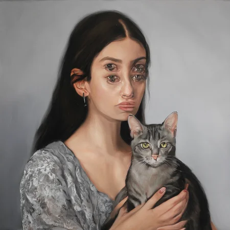 <lora:SDXL_Double_Eyes_Sa_May:1> a woman with cat