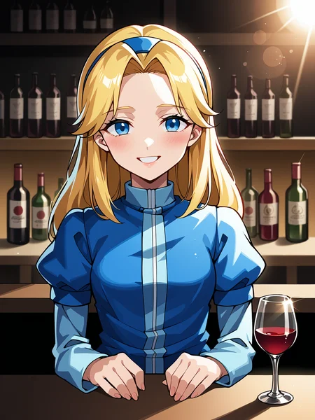 source_anime, score_8_up, unifiedmaria <lora:Unified Maria (PDXL):0.8> GlamorShots_PDXL
dress, red wine, drunk, blushing, bar, pub