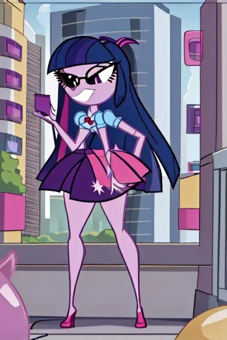 Twilight Sparkle Giantess inflatable phonescreenrecording