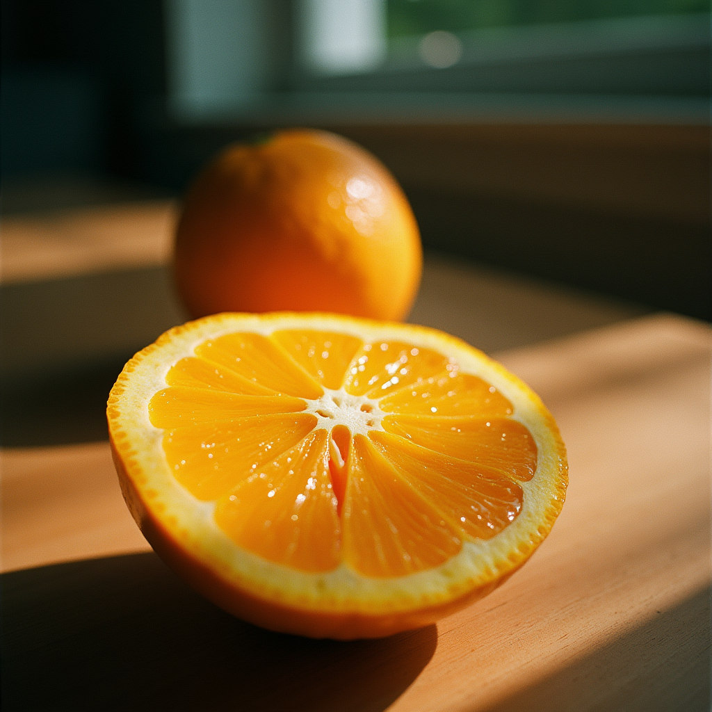 <lora:Kodak Motion Picture Film style v1:1>
Film grain still image of a half of an orange sitting on a table,food,blurry,no humans,fruit,shadow,orange (fruit),mandarin orange,food focus,still life,orange slice , cinematic look, film look, filmic, contrast, detailed, high quality, sharp image, film color, Kodak Motion Picture Film style, different color, different people, different look, different style, 35MM Film, 16MM Film, Photographic film, music video style, artistic style, cinematic style, film granularity, film noise, image noise, artistic effect, Fujicolor, Fuji film, Analog photography, movie style, movie still, Film grain overlay, Film Grain style