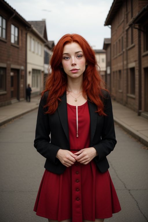 redhead woman