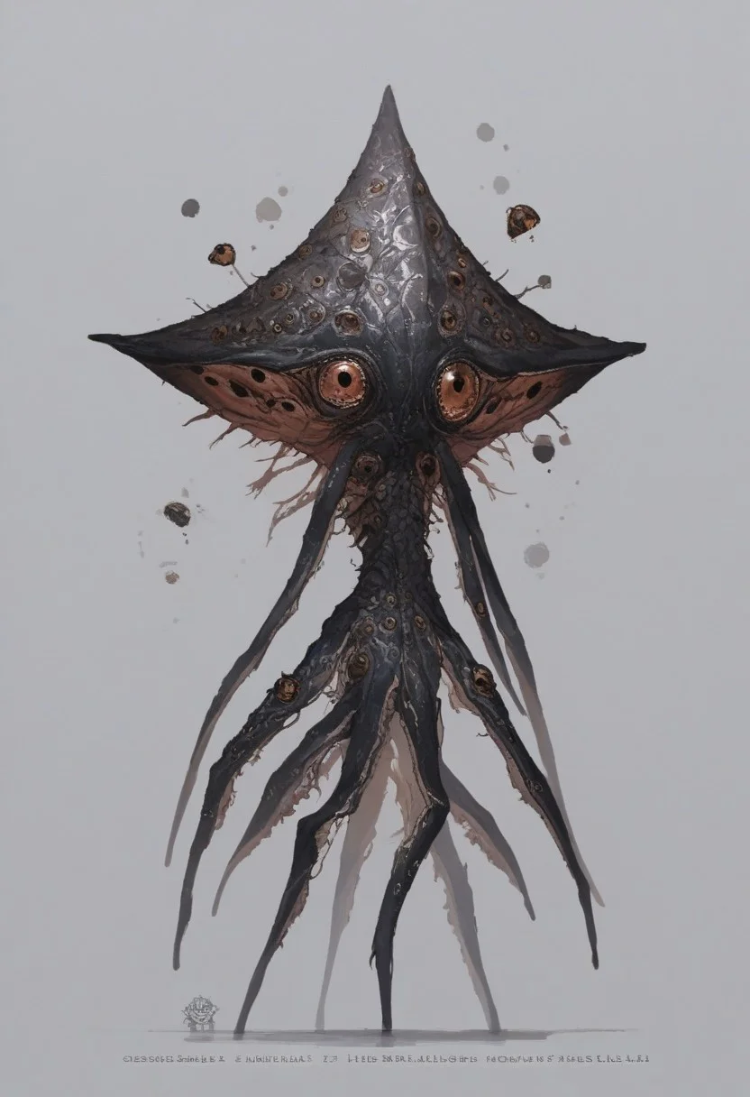 score_9, score_8_up, source_anime, anthropomorphic, unusual creature, creature, concept art, creature, triangle monster made of triangle shaped parts