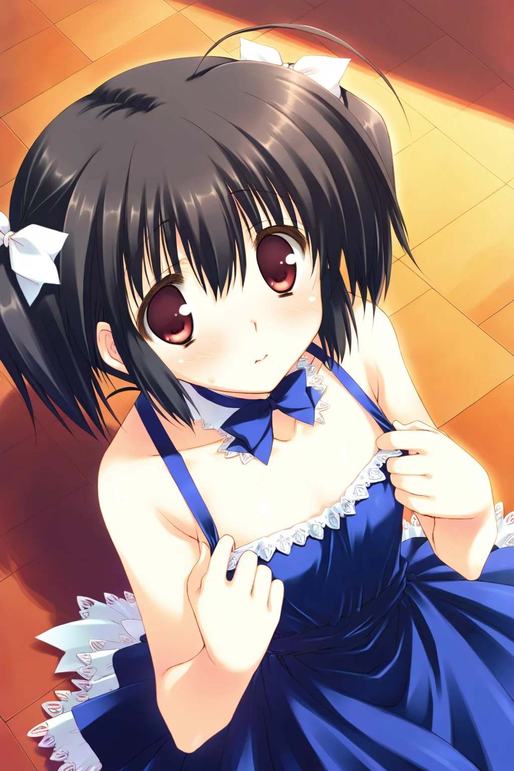 <lora:yuzuhara konomi IL:0.7>,yuzuhara konomi,red eyes,twintails,black hair,short hair,bow,flat chest,dress,, 1girl,masterpiece,best quality,amazing quality,very aesthetic,absurdres,newest,8K,prefect face, uncensored,