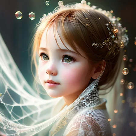 a little blond girl in a bathtub, lots of bubbles flying around her, as a character from pixar, au naturel, PS2, PS1, hyper detailed, digital art, trending in artstation, cinematic lighting, studio quality, smooth render, unreal engine 5 rendered, octane rendered, art style by klimt and nixeu and ian sprigger and wlop and krenz cushart.Cobwebber,