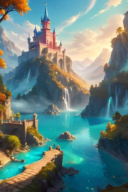 Role-playing game (RPG) style fantasy (((Ultra-detailed, 8k, highres, masterpiece)))(((epic-Ultra-HD-details, epic-Ultra-HD-highlights, epic-photo-same-realistic, upscaled-resolution, optimal)))a beautiful serenemagical landscape,<lora:ral-czmcrnbw:0.8>,ral-czmcrnbw,<lora:cs-cr1stal-v2:0.8>,cs-cr1stal-v2,<lora:More_interesting_backgrounds:0.8>,IBG,<lora:more_details:1>,<lora:SyFyEye1_v2.0:0.8>,SyFyEye1, . Detailed, vibrant, immersive, reminiscent of high fantasy RPG games
