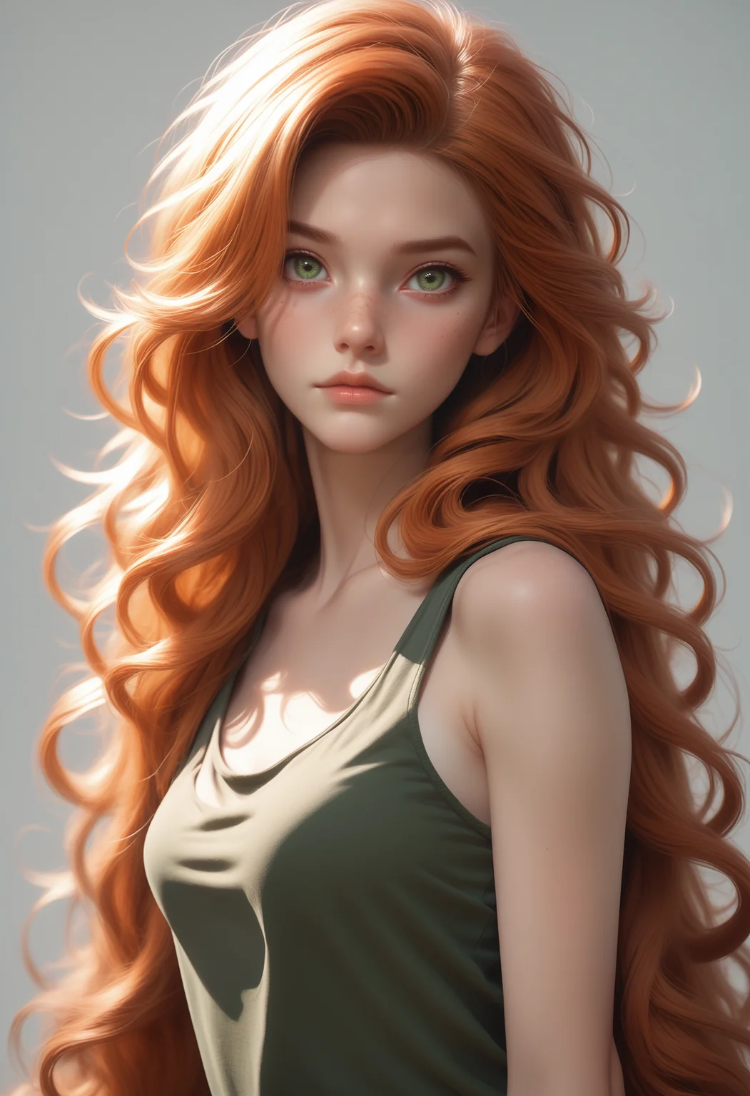 score_9, score_8_up, score_7_up,
1girl, solo, tank top, rating_safe,
<lora:Dark_Erin_Pony_v0.1:0.5> d4rk3r1n, orange hair, green eyes, very long hair,