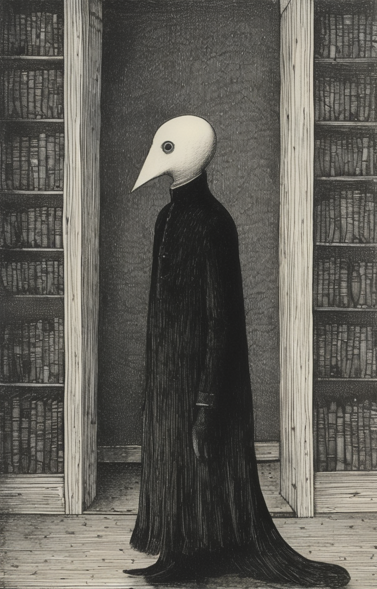 masterpiece,best quality,<lora:tbh276-sdxl:0.9>,illustration,style of Edward Gorey portrait of noble man