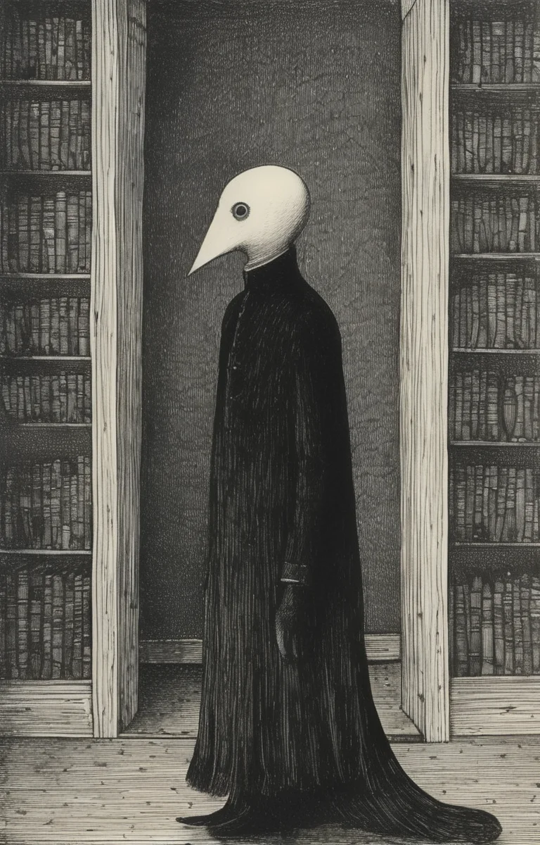 masterpiece,best quality,<lora:tbh276-sdxl:0.9>,illustration,style of Edward Gorey portrait of noble man