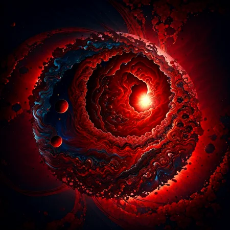 masterpiece, best quality, earth,no_humans <lora:Earth:1>,starry,milky way, star \(sky\), red theme,blood