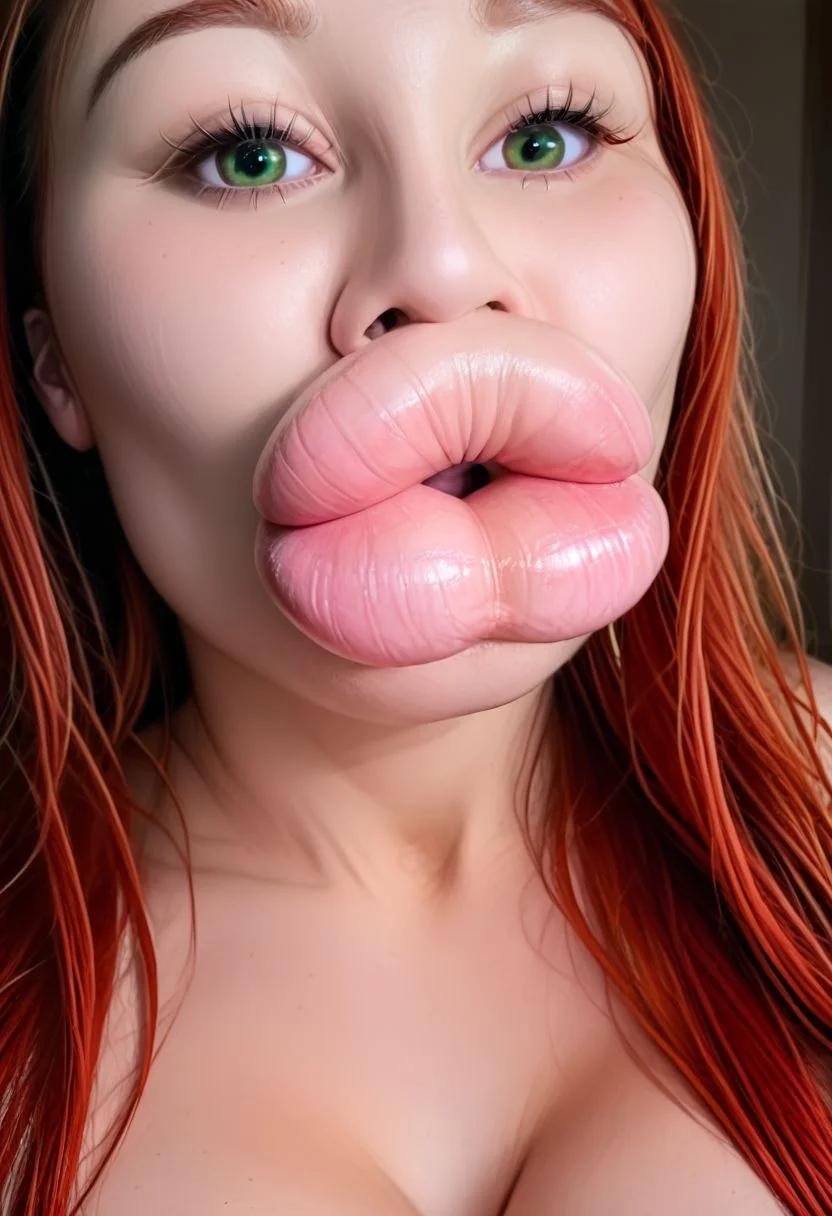 score_9, score_8_up, score_7_up, score_6_up,
<lora:biglips-ponyxl-v1:1> big lips, (enormous lips:1.2), 8k realistic picture
full-height standing beautiful redhead german milf , old experienced, saint, ultra realistic, (high quality, detailed, beautiful), highly detailed beautiful green eyes, realistic, photorealistic, outstanding, huge lips, massive lips, bimbo lips, enormous lips, , enormous lips,
<lora:add-detail-xl:0.7> <lora:xl_more_art-full_v1:0.1>, realistic, best quality, photograph, (photo-realistic textures and lighting)