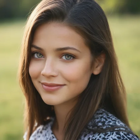 klliev1, masterpiece, realistic, portrait, 1girl, smile,