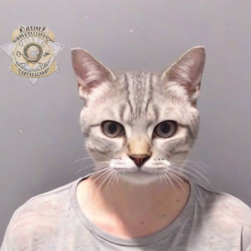 <lora:PE_MugShotV2:1> PEMugShot, mugshot,
cute cat